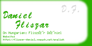 daniel fliszar business card